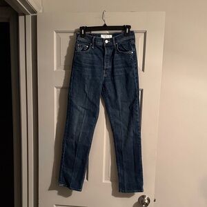 MOTHER Classic Indigo Straight Jeans